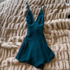 Showpo Deep V Backless Chiffon Romper